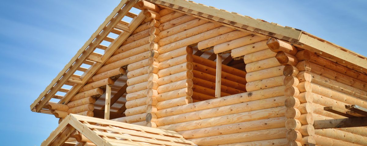 Drewniana konstrukcja domu